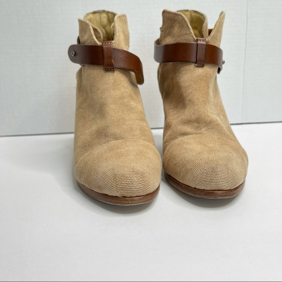 RAG & BONE Harrow Canvas Ankle Boots - Picture 10 of 13
